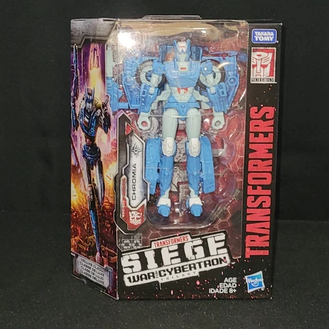 Transformers Siege War For Cybertron Chromia WFC-S20 action figure Cover