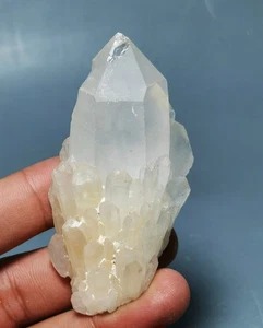 Raro esemplare a grappolo di cristallo di quarzo naturale himalayano - Foto 1 di 12