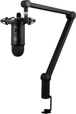 Blue Yeti Microphone Stand QuadCast Boom Arm with Scissor Mic - Image 1 of 4