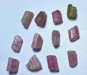 Beautiful Natural Pink Tourmaline Crystals Lot From Afghanistan 40 Carats - Picture 1 of 10