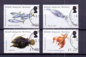 B.A.T. 2016 ANTARTIC OCEAN ZONES SET (4) SG695-8 FINE USED - Picture 1 of 1