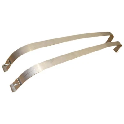 Correa de tanque de gasolina para Pontiac Firebird 1982-1992 acero inoxidable frontal sin pintar Foto 1 de 4