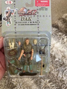 Siglo XXI Ultimate Soldier 1 18 DAK Artillería Crewman Teniente Karl-Peter Erdmann - Imagen 1 de 5
