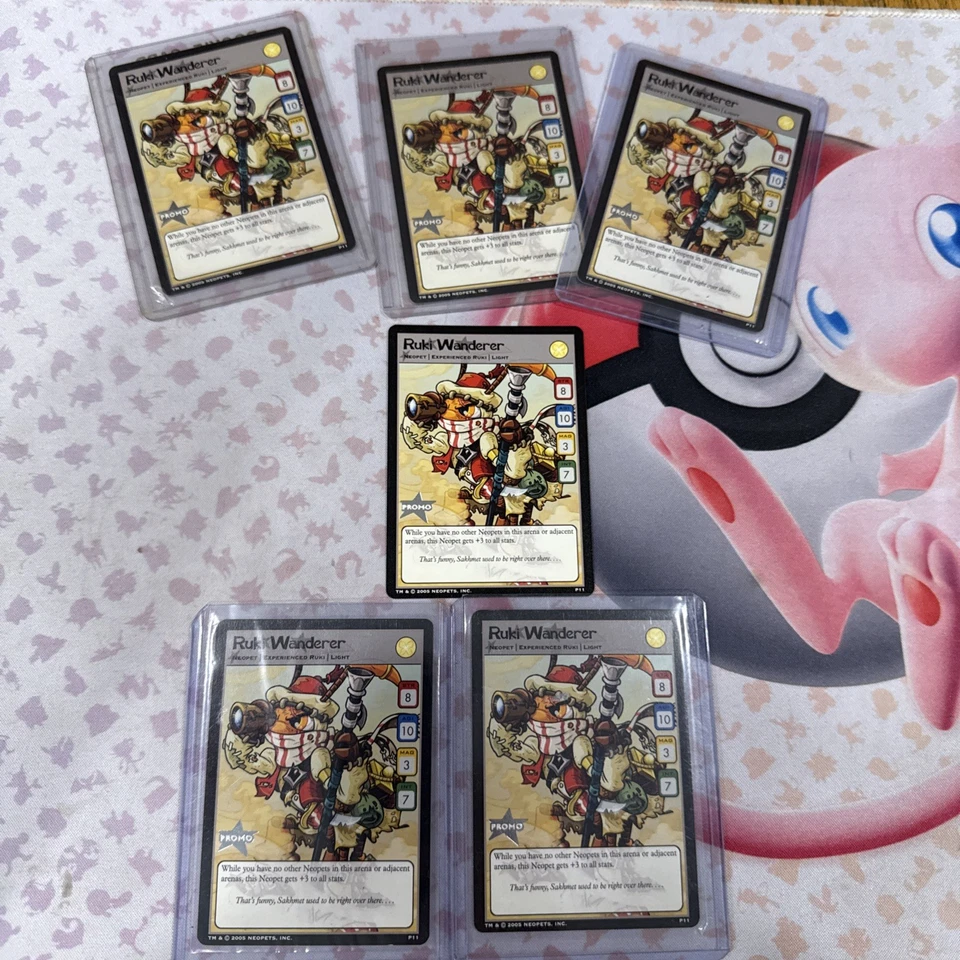 Neopets TCG Ruki Wanderer Lost Desert Release Promo Card, Card #P11 - Image 1 of 4