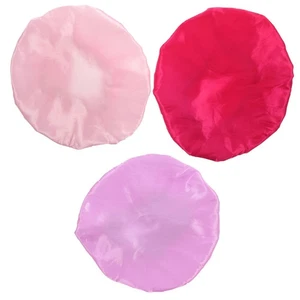 Sombrero de noche de ala ancha transpirable cómodo color caramelo gorras elásticas 3 piezas para - Imagen 1 de 12
