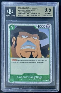 BGS 9.5 One Piece ST02-004 C Capone"Gang"Bege Flag Foil - English - PRB01 - TCG - Picture 1 of 2