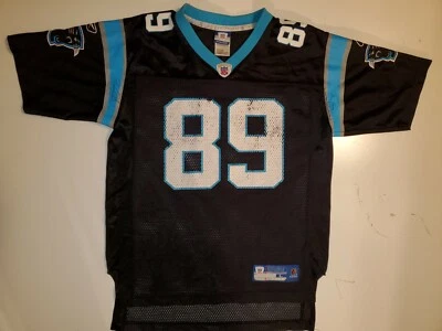 Carolina Panthers #89 Steve Smith NFL Youth Grande (14-16) Reebok Equip On Field  - Imagem 1 de 4
