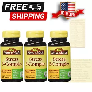 Daily Stress Relief B Complex with Vitamin C & Zinc - 225 Count Value Pack - Picture 1 of 4