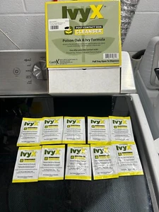 10-pack lot Coretex IvyX 84640 Cleanser Towelette Poison Ivy Oak Sumac Towelette - Picture 1 of 4