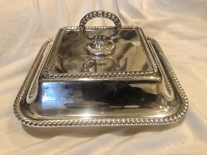 ANGELETTI ROMA Server Chafing Dish Hallmarked Stamped M.A.S.N Silver Plate - Picture 1 of 7