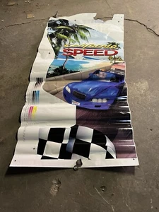 California Speed Sitdown Arcade game Right Side Art, Atari 1998 - Picture 1 of 2