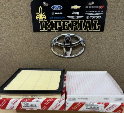 2011-2016 TOYOTA HIGHLANDER HYBRID 3.5L 2GRFXE ENGINE AIR FILTER & CABIN FILTER - Image 1 of 4