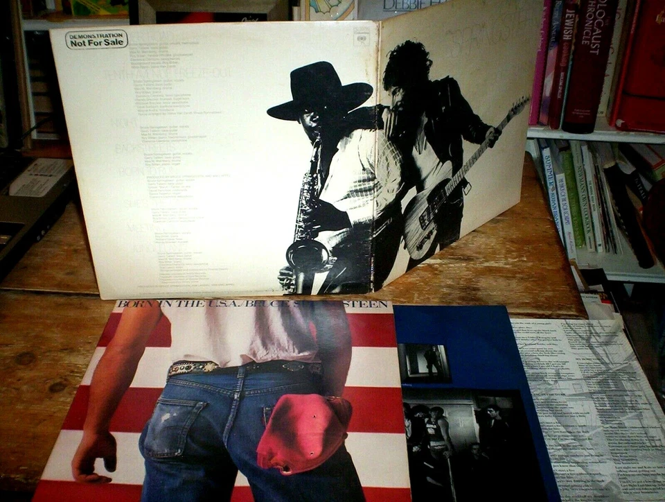 BRUCE SPRINGSTEN PROMO LP ( BORN TO RUN ) w/ BORN IN THE U.S.A. bonus LP VG++ - Image 1 of 1