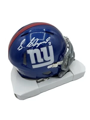 Sterling Shepard NYG Speed Mini Helmet JSA - Image 1 of 2