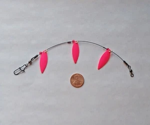 1 Custom 8" Flasher Pop Gear Trolling Kokanee Trout Pike Fishing Tackle #46 - Picture 1 of 6