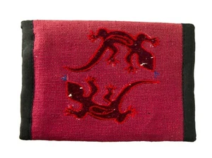 Ethnic Wallet - Handmade by Artisans - Red - Lizard 26968 - Picture 1 of 4