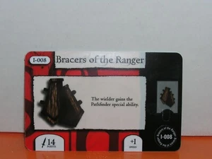 Tarjeta de artículo Mage Knight I-008 Bracers of the Ranger - Imagen 1 de 1