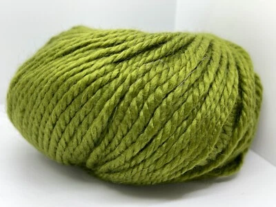 Olive Green Alpaca Bulky 25451 Ice Yarns Alpaca Wool Acrylic Bulky 100gr 142yds - Image 1 of 4