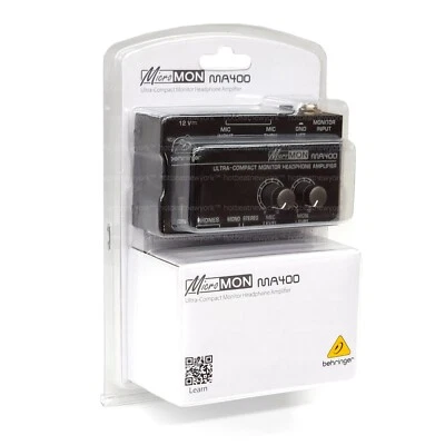 Behringer MicroMON MA400 Ultra-Compact Monitor Headphone Amplifier - Image 1 of 4