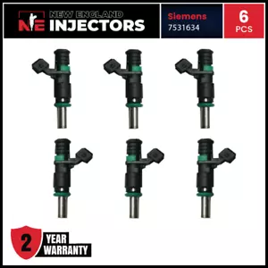 Reman Siemens 7531634 Fuel Injector Set (6) 2007-2008 BMW 328xi 3.0L i6 - Picture 1 of 4