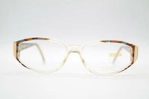 Vintage Zeiss 4737 8200 Mehrfarbig Transparent Gold oval Brille eyeglasses NOS - Picture 1 of 6