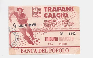 54351 122/tt BIGLIETTO Stadio - TRAPANI vs GIULIANOVA - 1996/1997 - Picture 1 of 3
