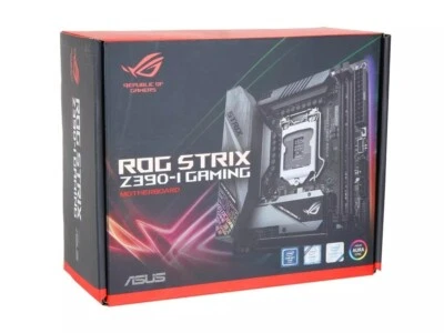 ASUS ROG Strix Z390-I Gaming Intel Z390 LGA1151 Mini-ITX USB3.1 DDR4 Motherboard - Image 1 of 4