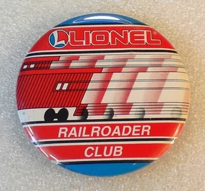 1988 LIONEL RAILROADER CLUB PIN / PINBACK (2-1/2" DIAMETER) - Picture 1 of 2