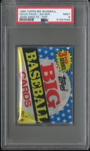 1989 TOPPS GROSS BASEBALL CELLO PACK JOHN SMOLTZ HOF ROOKIE RC AUF TOP PSA 9 - Bild 1 von 2