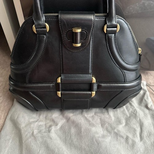Borsa a mano Alexander McQueen in pelle nera usata