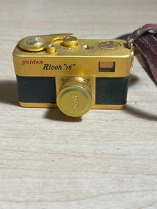 Vintage Spy Film Camera Golden Ricoh 16mm Subminiature - Picture 1 of 10