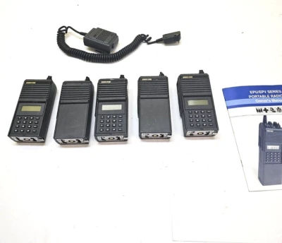 FIVE Bendix King EPV499SN 403-457 MHz UHF Two Way Radios EPV - Image 1 of 4