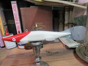 KENNETH EISENBACHER FISH DECOY WOOD ICE SPEARING FISHING LURE MINNESOTA CARVER - Picture 1 of 13