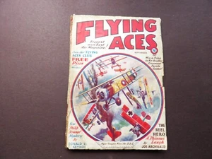 The Flying Aces Magazine, September 1932–Vol. 12, No.4, Airforce, War. - Picture 1 of 7