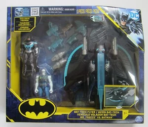 Batman Bat-Tech Flyer Jet Plane DELUXE 13-Piece Mr. Freeze 4" Action Figure Set - Picture 1 of 2