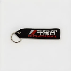 Toyota TRD Keychain Double Sided Tacoma Tundra 4Runner Racing Tag - Picture 1 of 1