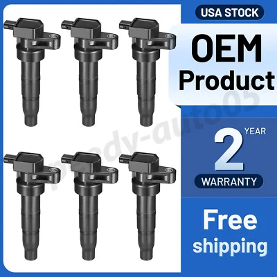 6 Ignition Coils Pack UF546 For 2009-2016 Hyundai Genesis 3.8L V6 - Image 1 of 4