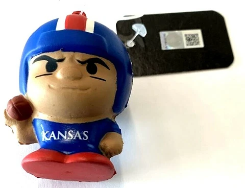 University of Kansas KU Football Miniature Squeeze Mate Figurine Jayhawks Cover
