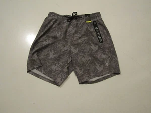 SPYDER Gray Print Swim Shorts Trunks Swimsuit Shorts Lining Size Small S - Picture 1 of 3