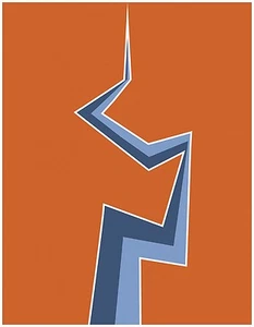 Joe vs. the Volcano Lightning Bolt Pop Art Signed Ltd. Ed. Druck von John Lathrop - Bild 1 von 6