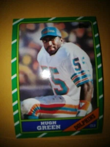 1986 Topps Hugh Green #57 Miami Dolphins - Bild 1 von 2
