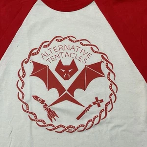 Vintage Alternative Tentacles Shirt Medium Raglan Record Label Punk Band Tour - Picture 1 of 9