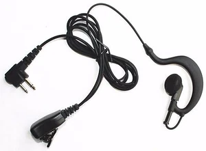 2 Pin Earpiece Headset PTT for Motorola GP2000 CP200 GP88 P080 DTR650 EP450 M301 - Picture 1 of 1