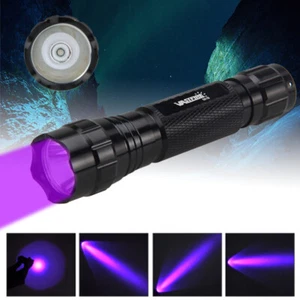 501B UV Ultra Violet LED Flashlight Blacklight Light 395NM Inspection Lamp Torch - Picture 1 of 9