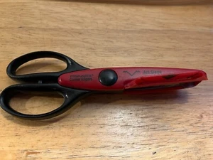 Vintage Fiskars Paper Corner Edgers Scissors Scrapbook 4" Art Deco Pattern - Picture 1 of 3