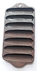 Vintage Cast Iron 7 Ear Corn Cob Shape Cornbread Muffin Cake Stick Pan Mold 7SA