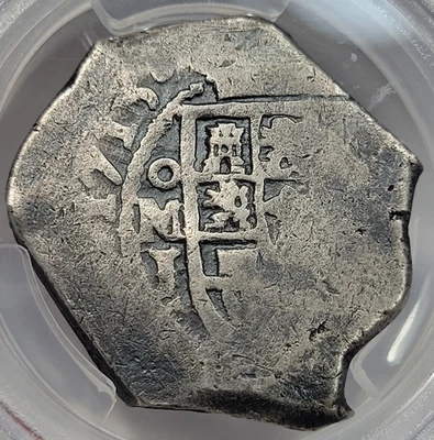 1715 FECHA COMPLETA Cob 8 Reales México Mo J Increíble Completo 4 Dígitos PCGS VF *K365 Foto 1 de 4