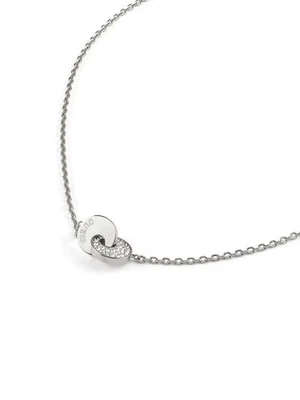 Collana donna Guess acciaio con zirconi bianchi JUBN05219JWRH - Immagine 1 di 4