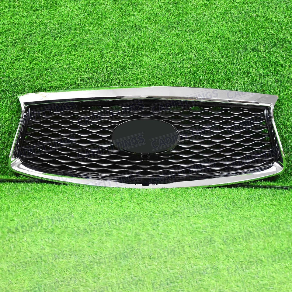 Parachoques parrilla superior para Infiniti QX60 2016 2017 2018 2019 2020 con opción de cámara Foto 1 de 4