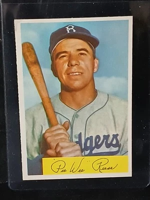 1954 Bowman Pee Wee Reese No58 (упаковка свежая) открытая на этой неделе - жевательная резинка / восковое пятно - Изображение 1 из 4